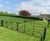 Traditional-style 5-bar steel estate and parkland fencing 1