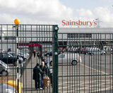 Secure boundary fencing, Sainsbury's, Manchester - on this page