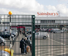 Secure boundary fencing, Sainsbury's, Manchester