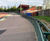1/2 kilometre of bespoke track fencing for Palmer Park 2