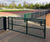 1/2 kilometre of bespoke track fencing for Palmer Park 3