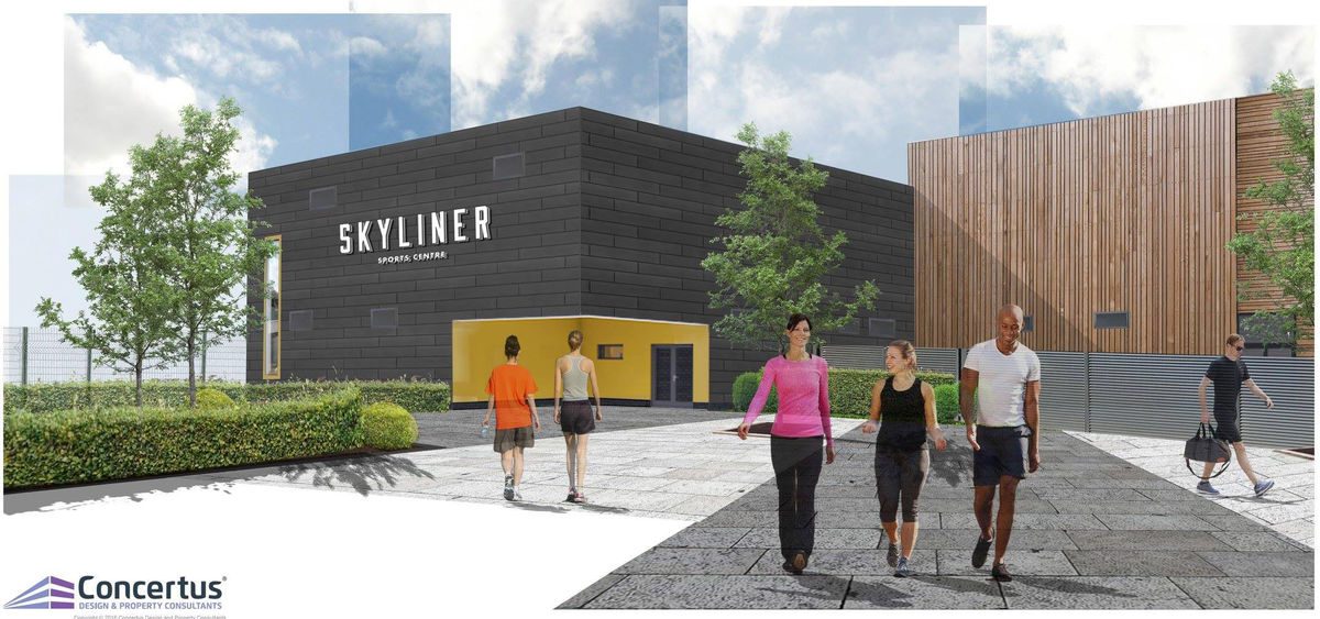 Images for Specified louvre fencing creates feature for Skyliner