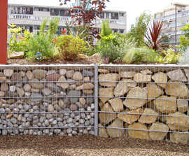 Stone Fence™ decorative gabion walling system