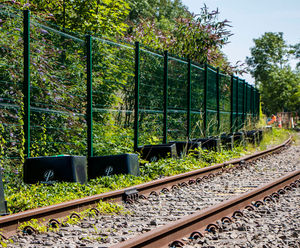 Temporary fencing for HS2 enabling works, Old Oak Common
