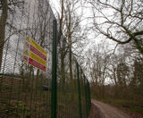 Secure fencing and gates protect forest research sites - on this page