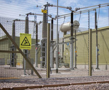 Electrical substations - danger signs