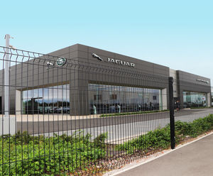 Fencing and gates secure car dealership perimeter