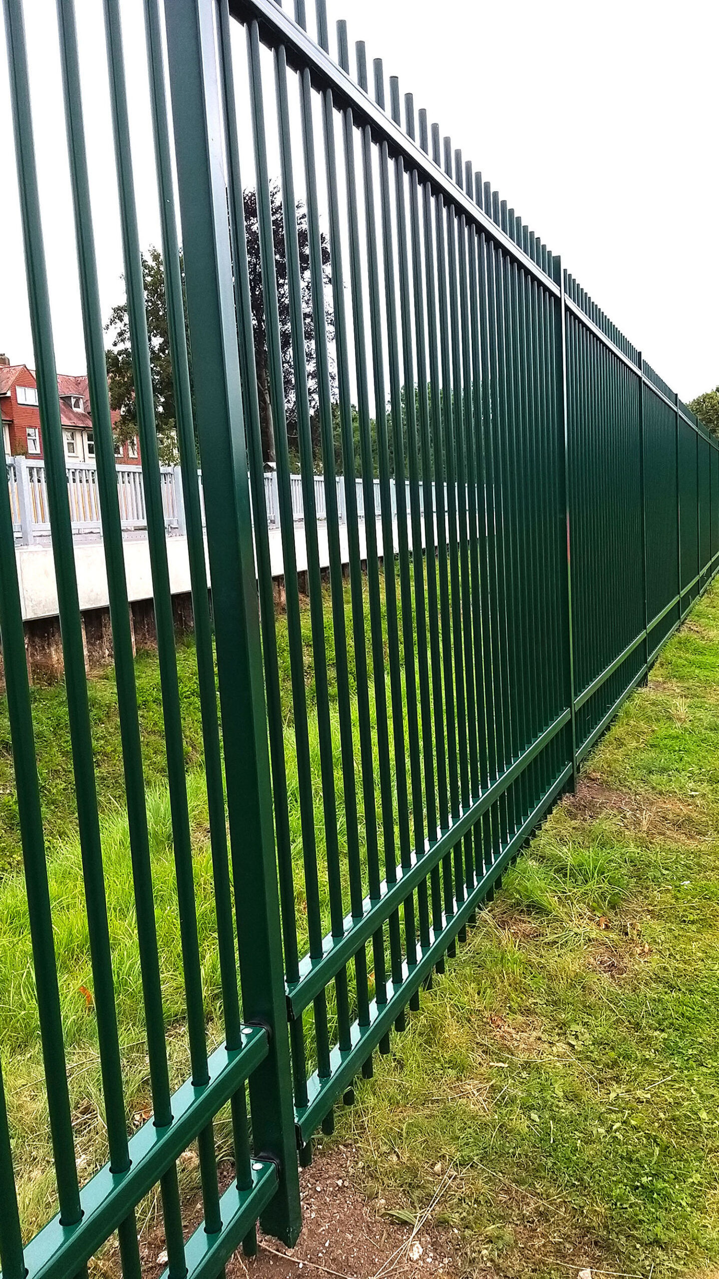 FlexaRail™ contour vertical bar railing system CLD Physical Security