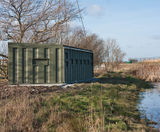 Vandal-resistant bird hide buildings - on this page