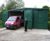 Secure storage unit for cemetery maintenance depot 0