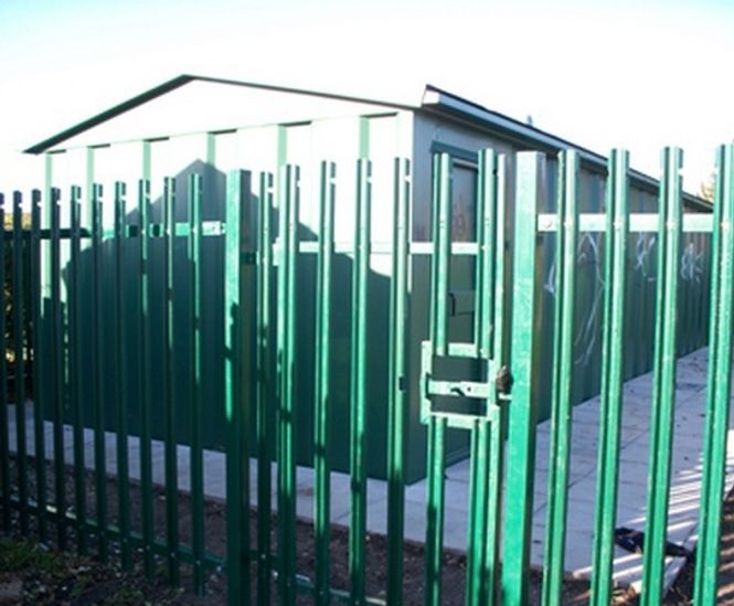 Vandal-resistant changing rooms and plant room