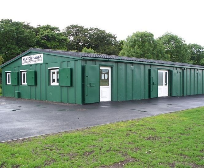 Changing rooms for grassroots football club