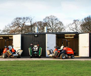 Secure, relocatable modular garages
