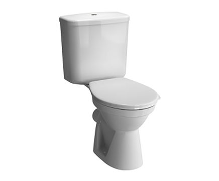 Milton close-coupled WC pan