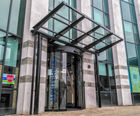 Cambridge bolted glass covered walkway