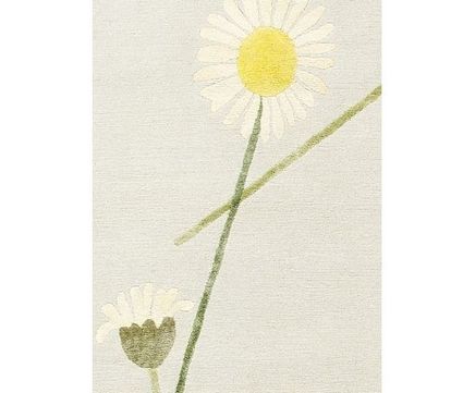 DAISY CHAIN bespoke hand-knotted wool and silk rug