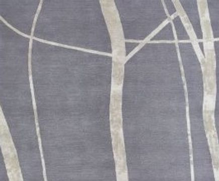 GRAPHIC PEBBLE bespoke hand-knotted wool and silk rug