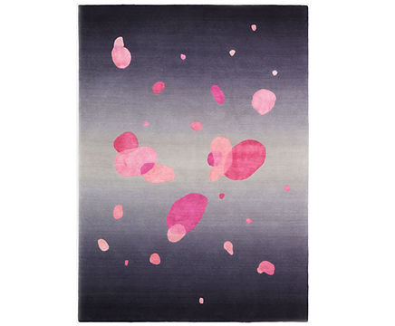 BUBBLEGUM bespoke hand-knotted wool and silk rug