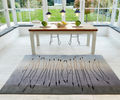 BULRUSHES bespoke hand knotted wool and silk rug