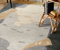 SILVER BIRCH bespoke hand-knotted wool and silk rug