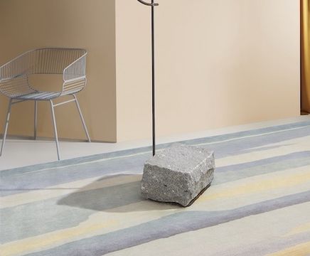 SKYSCAPE bespoke hand-knotted wool and silk rug