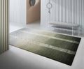 RIVULETS bespoke hand knotted wool and silk rug