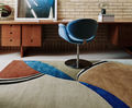 MANDARIN hand knotted wool and silk rug