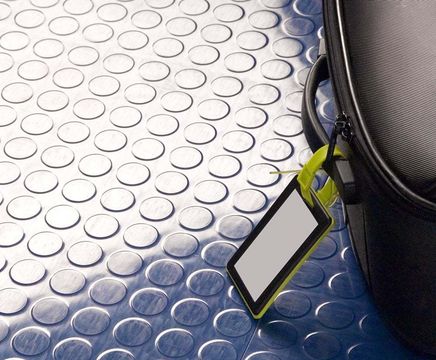 Studded Tile rubber flooring