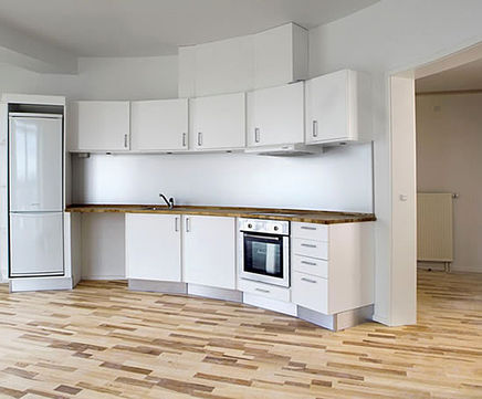 Ash hardwood flooring