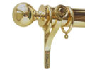 Brass curtain poles