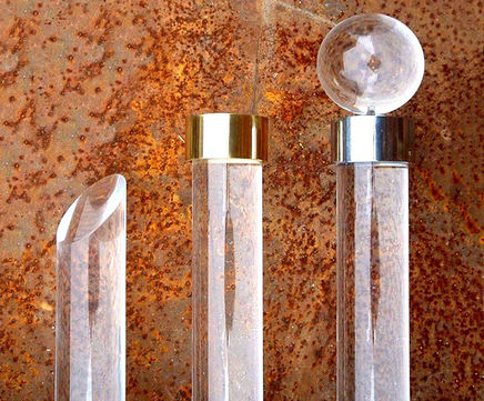 Curtain pole finials