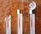 Curtain pole finials
