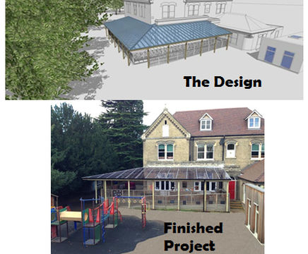 Wrap-around shelter for prestigious Cambridge school 