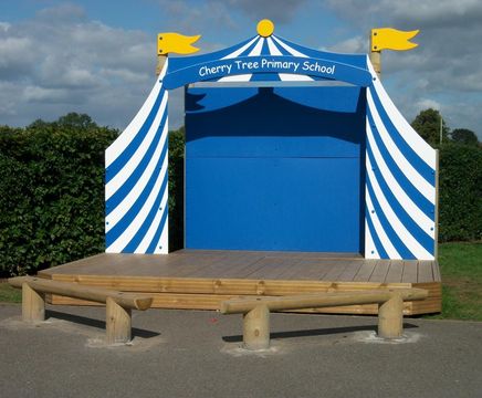 Bespoke playground stages and performance areas