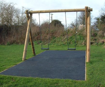 Traditional junior park swings