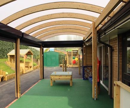 Custom canopy in Bradford