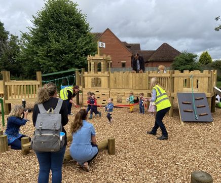 Toddler play area completed for Parish Council