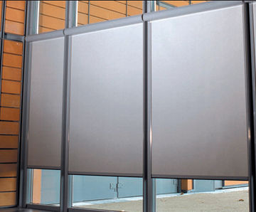 Flocke fibreglass blackout fabric