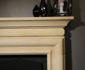 The Laverton hand-finished limestone fireplace