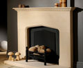 The Northwick hand-finished limestone fireplace
