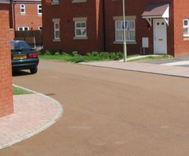 Durable NatraTex Cotswold® road surfacing for housing development