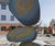 Badgers 3.4m-tall steel and mosaic sculpture 2