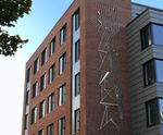 10 x 2m wall sculpture - Hannah Court, Sheffield