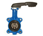 Fully lugged lever-operated butterfly valves