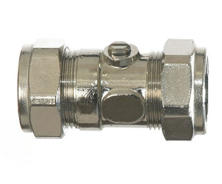 Nickel plated service ball valves