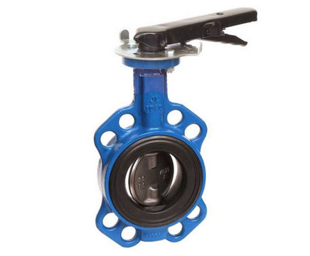 Semi-lugged butterfly valves - lever