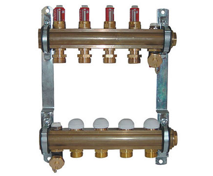 Manifold with top meter
