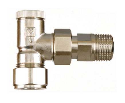 Return valve with knurled cap