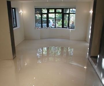Designer resin floor - domestic property