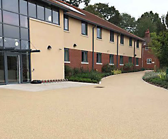 Addaset resin bound surfacing for Concord College